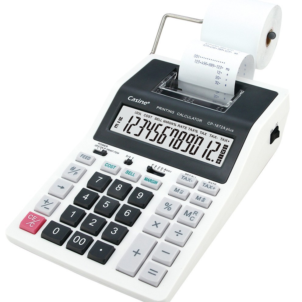 Commercial Printing Types - Kalkulator Pencetakan Monokrom Kantor Keuangan Casine