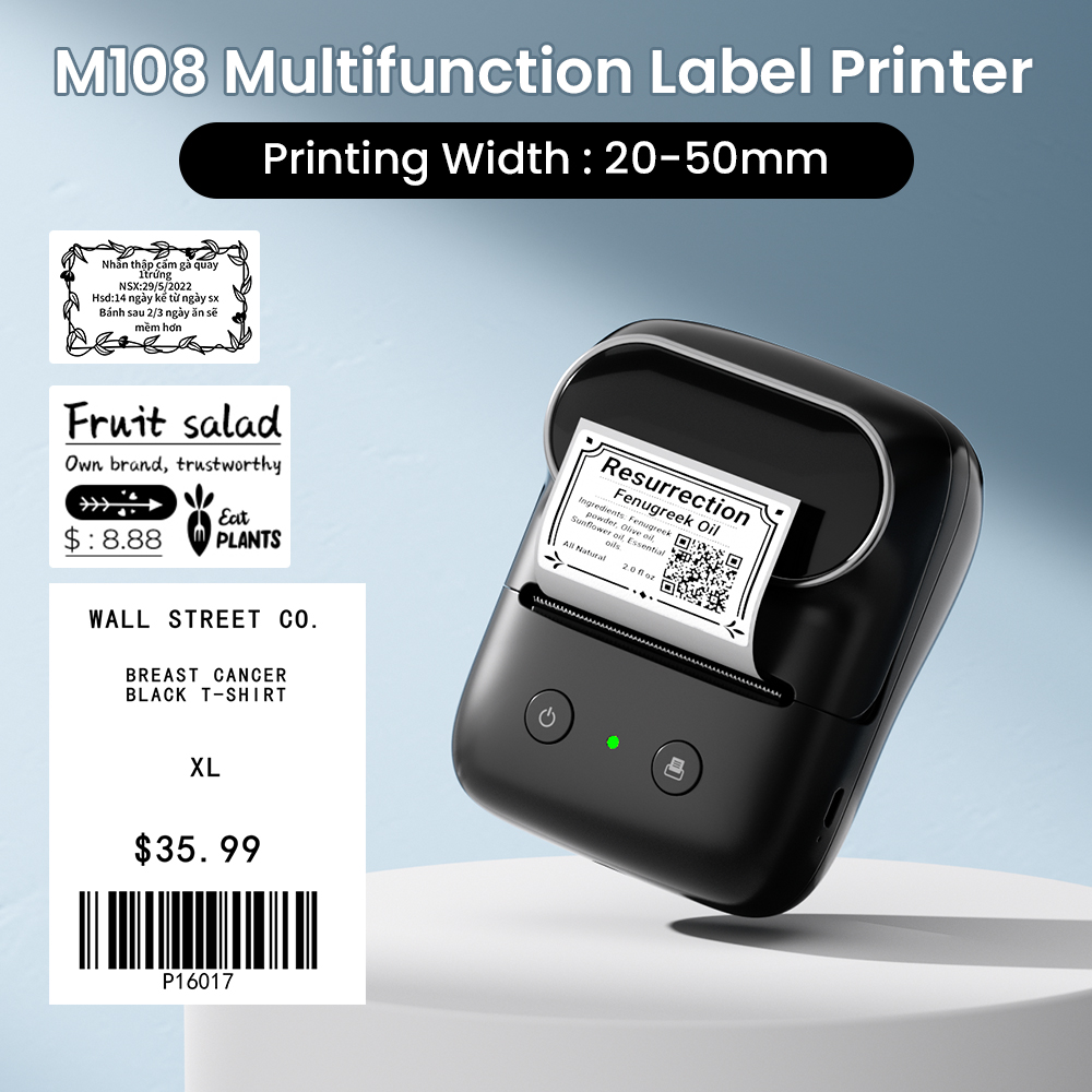 Phomemo M108 Printer Label Por - Commercial Printing Types ulasan dan harga